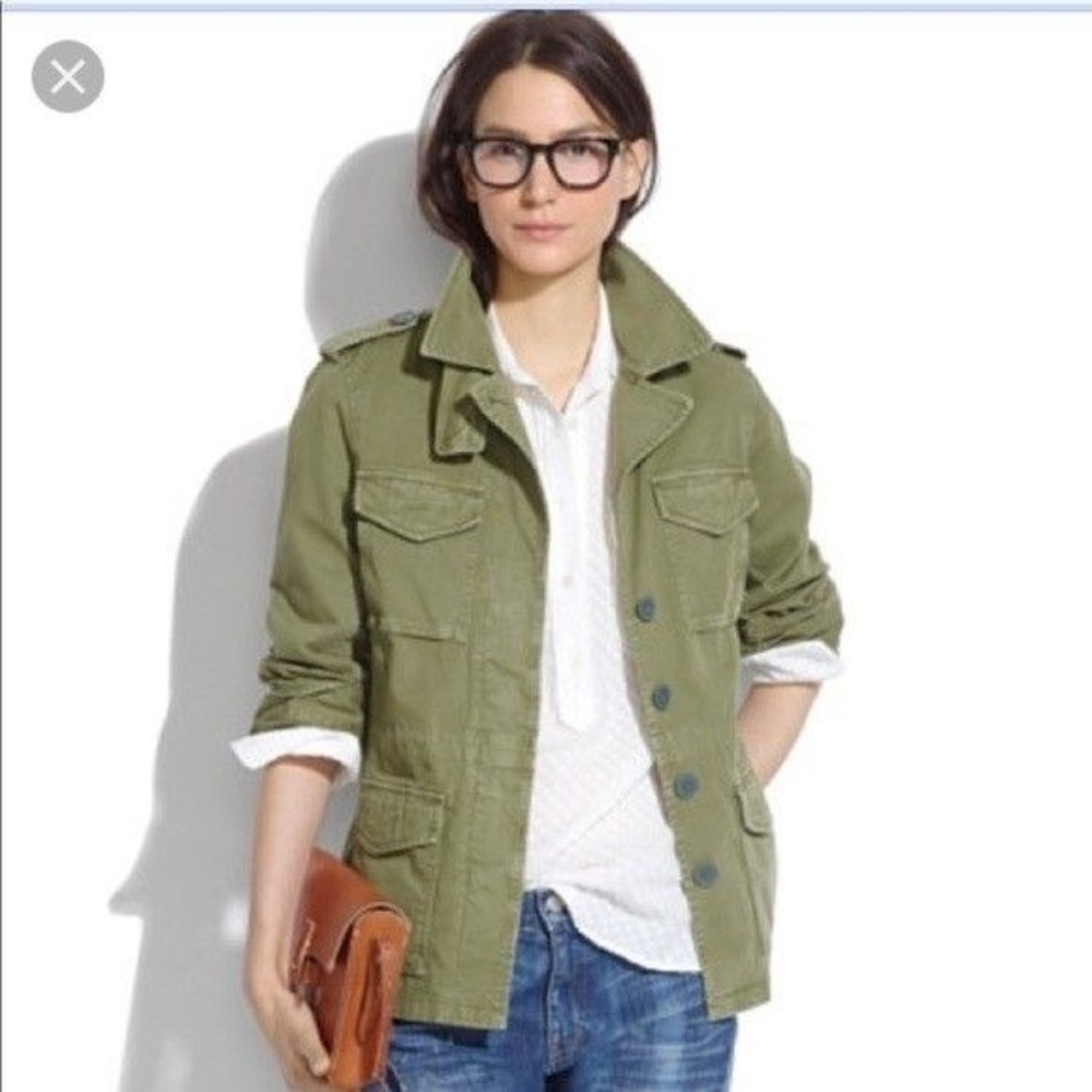 Madewell Outbound Olive Army Jacket